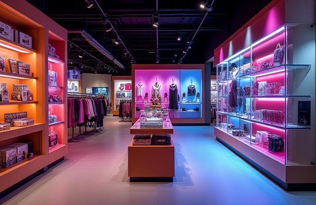 Image representing retail lighting systems in a store